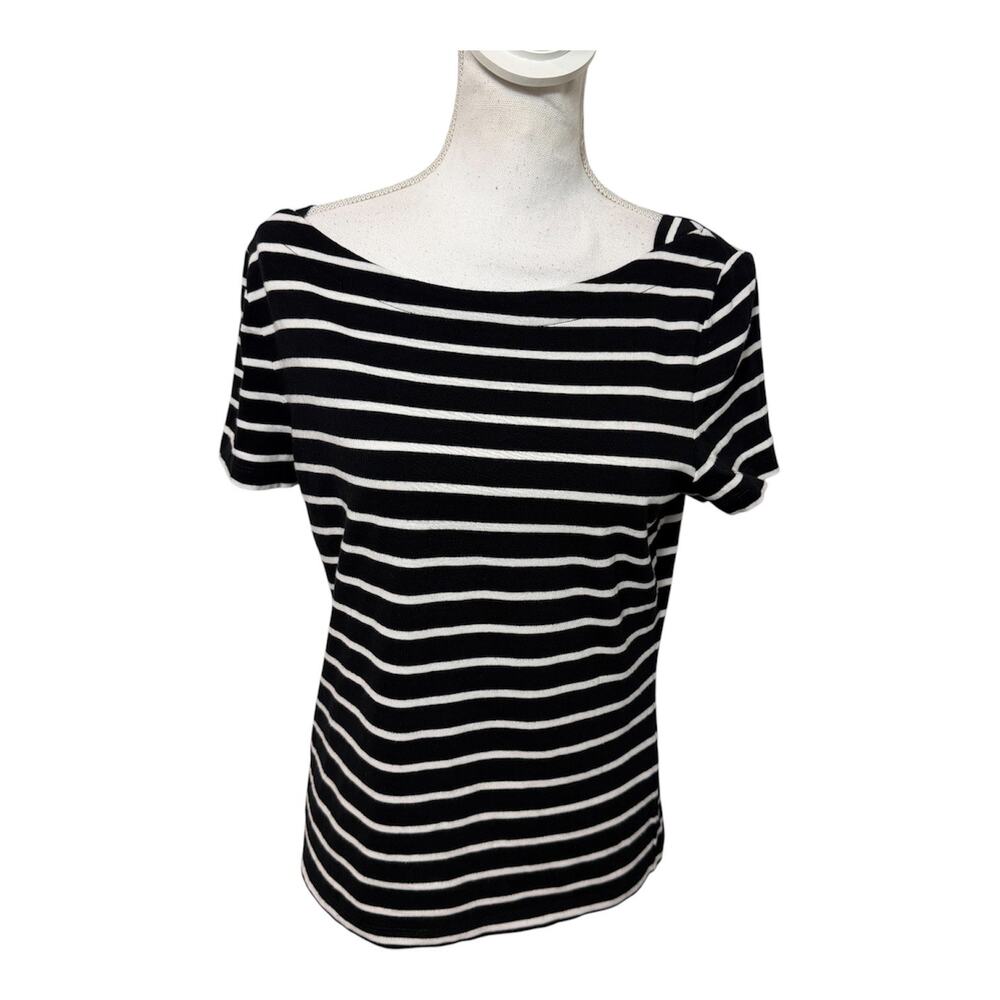 Kate Spade New York Broome Street Striped Blouse Large